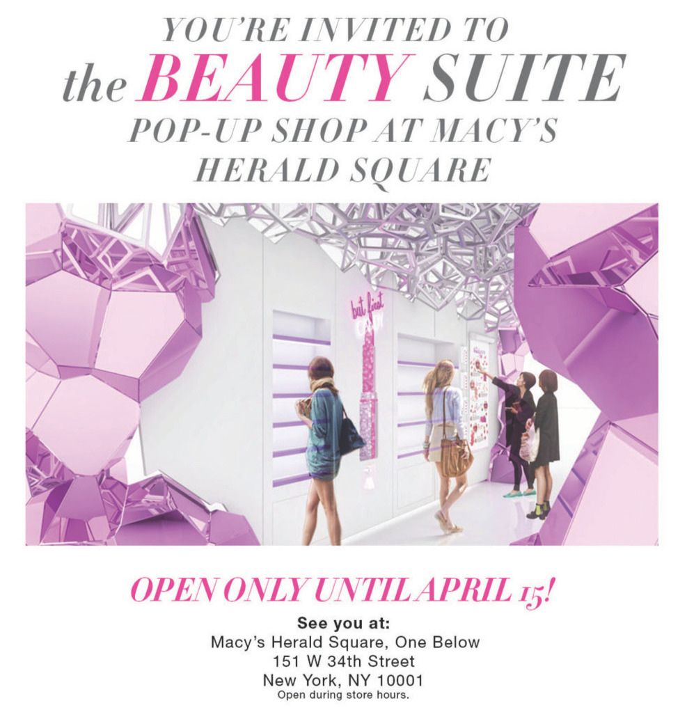 Beauty Suite pop-up